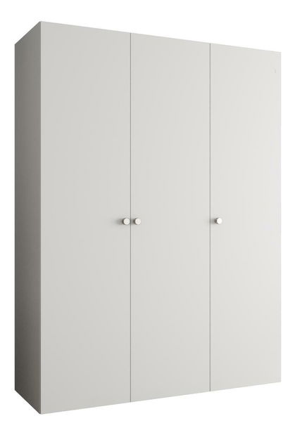 Dulap de haine 150 cm Parna 1 (alb + Argintiu)