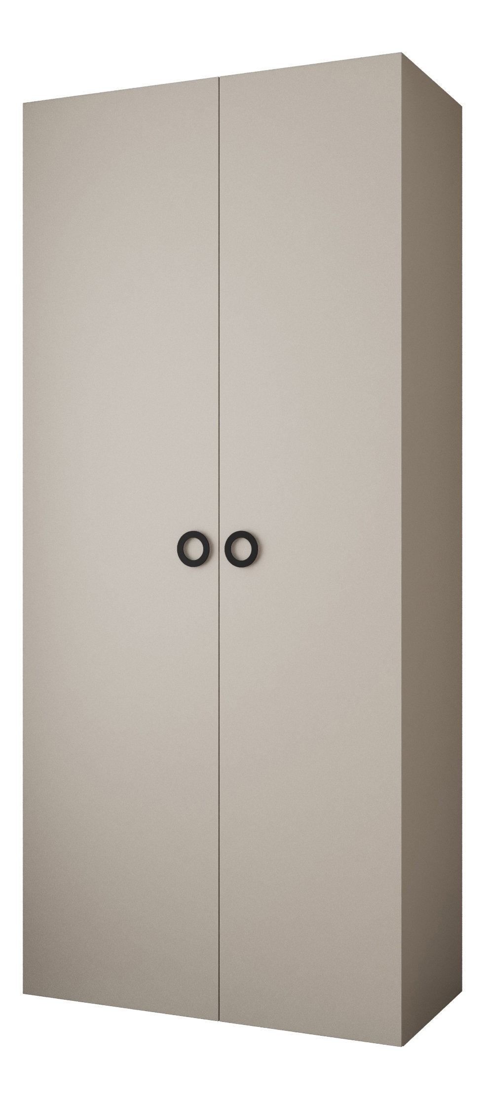 Ruhásszekrény 110 cm Carmela 50-1 (kasmír + fekete)