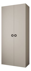 Dulap de haine 110 cm Carmela 50-1 (Cașmir + Negru)