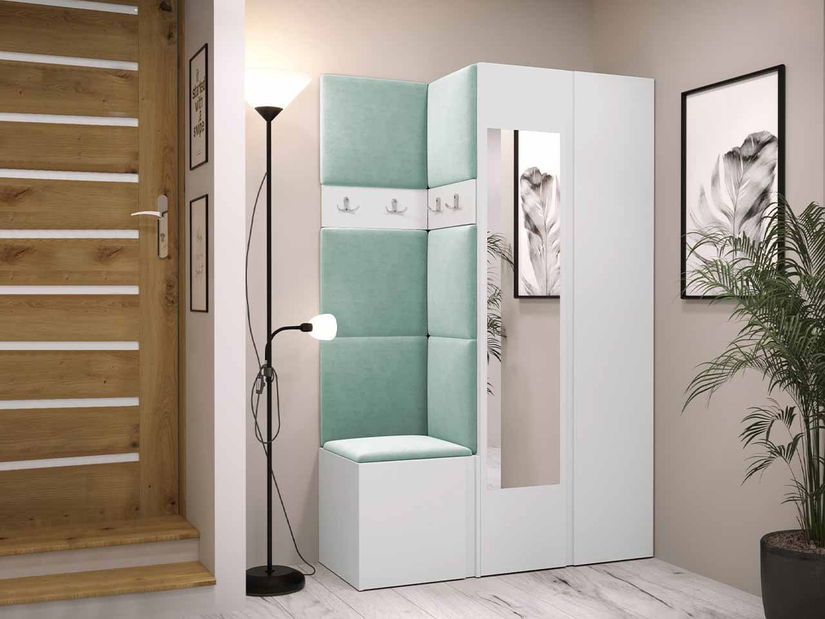 Előszoba Tovenaz XXVI (fehér + menta)