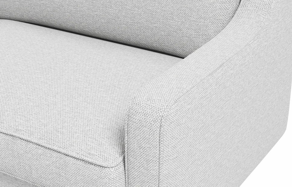 Kreslo Robia 1 (svetlosivá + orech)