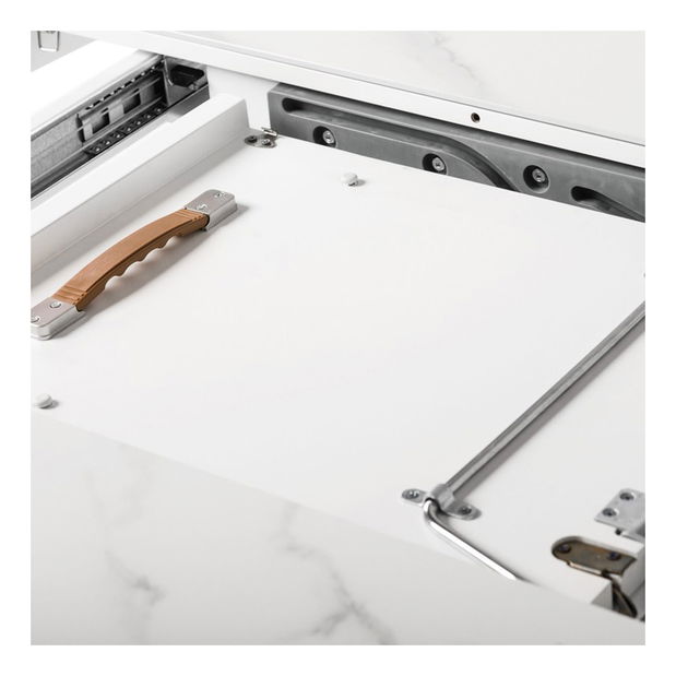 Blagovaonski stol Hendor-409M-WT (bijela) (za 4 do 6 osoba)