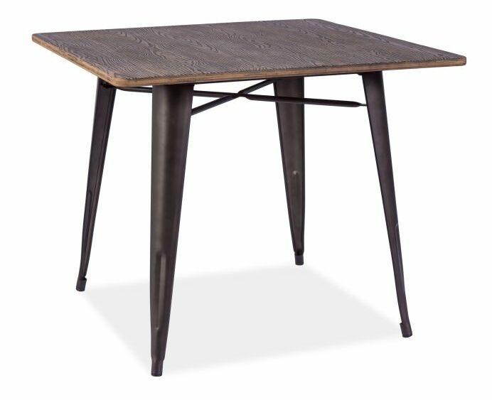 Jedálenský stôl Almir (orech + grafit) (pre 4 osoby)