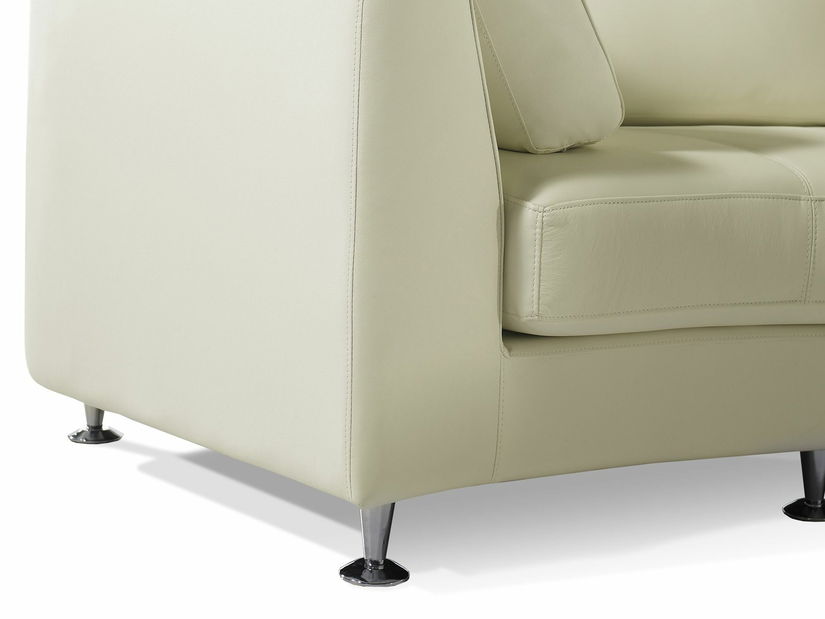 Bőr ülőgarnitúra Rutland (fehér)