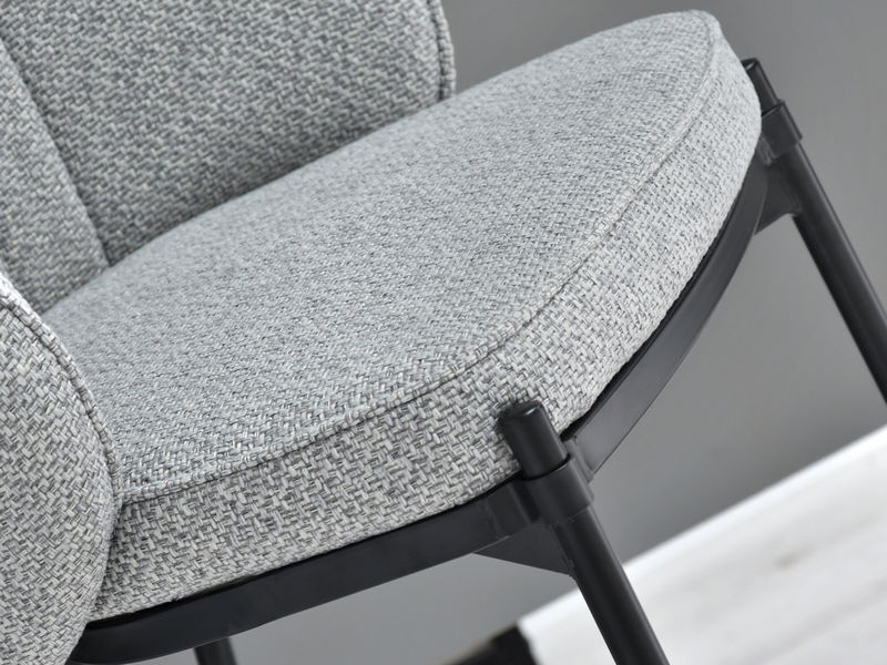 Scaun Farah (gri + auriu)