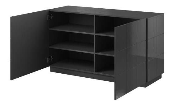 Comodă Rojan (grafit lucios)