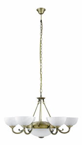 Luster Marlene 8546 (bronzová + ryžové kamenné sklo)