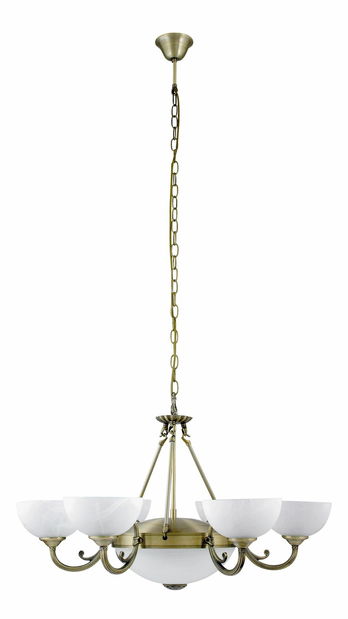 Luster Marlene 8546 (brončana + rižino kameno staklo)