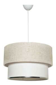 Stropna svjetiljka Echoposmo 2 (krem + bijela)