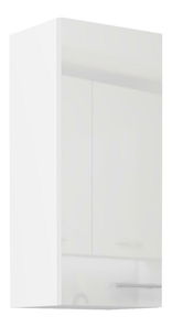 Dulap superior de bucătărie Lavera 40 G-90 1F (Cadru: alb + front: alb lucios)