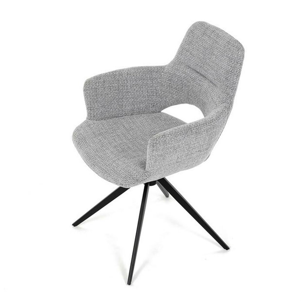 Jedálenská stolička Diamantal (sivá)