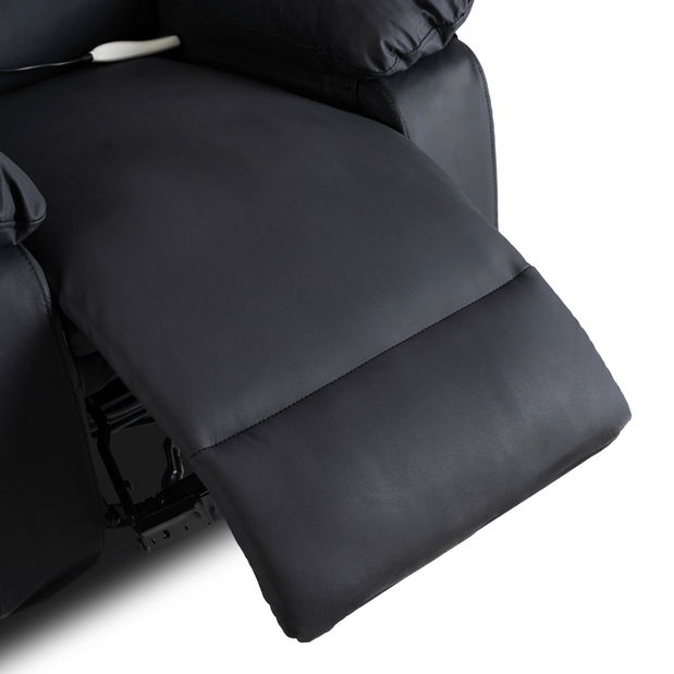 Masážne kreslo Bricke (čierna) 