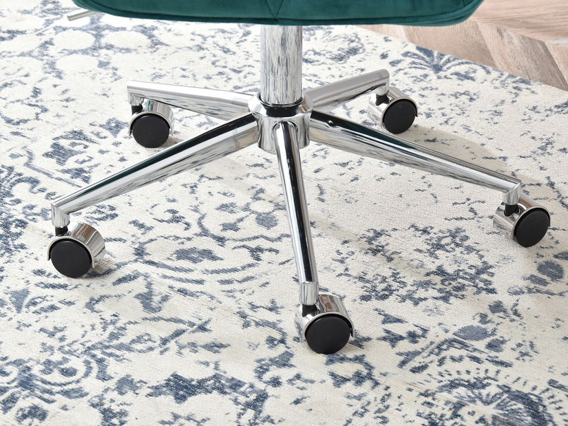 Fotoliu Velma M (turcoaz + crom)