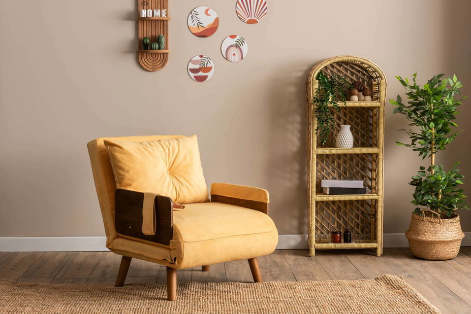 Fotoliu Como cu (muștar)