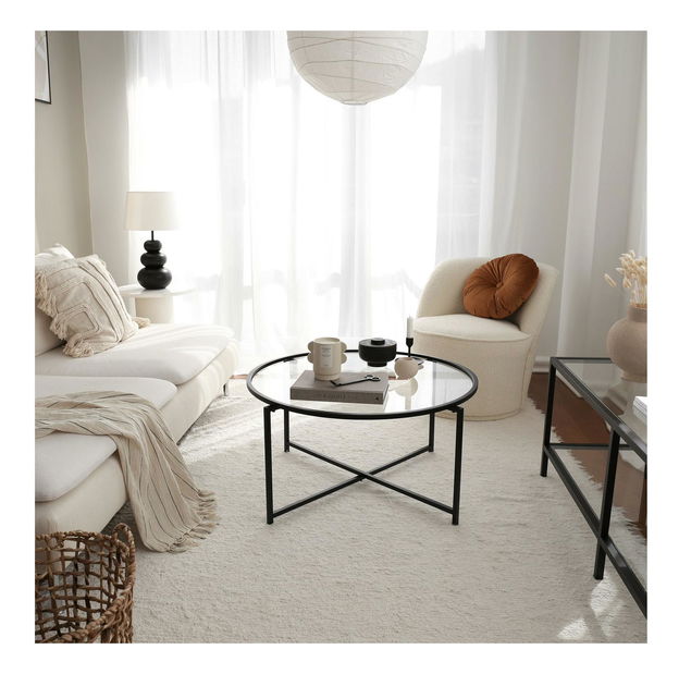 Konferenčný stolík Sunrise (matná čierna)