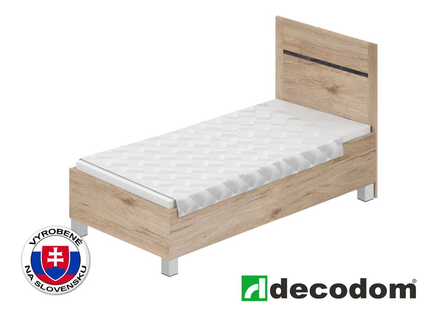 Jednoložková posteľ 90 cm Decodom Medasto P90