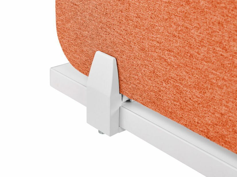 Panou separator birou 80 x 40 cm Walda (roșu) 