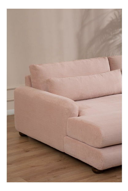 Kutna garnitura Riverolla (L) (ružičasta)