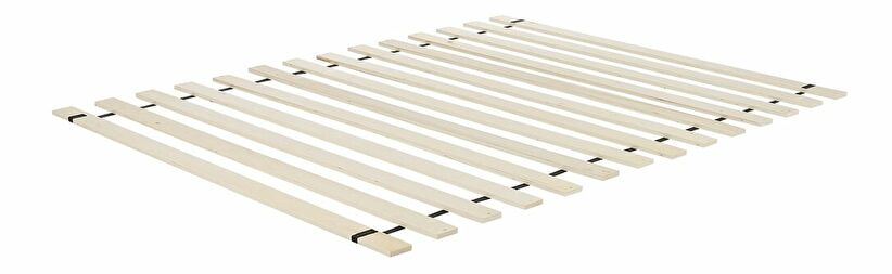 Manželská posteľ 140 cm ROLLA (s roštom) (svetlosivá)