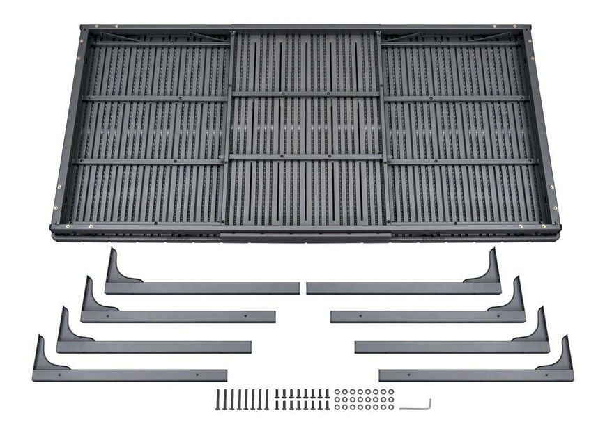 Kerti asztal Mutuamente (fekete) (8-10 fő részére)