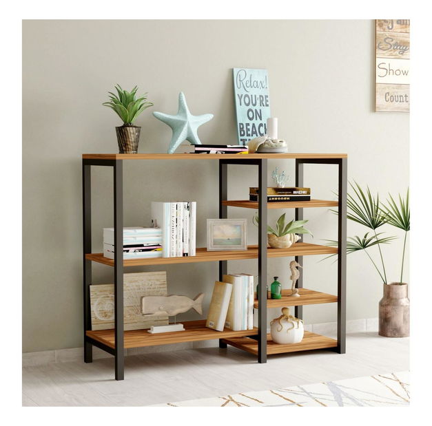 Regál Poside (borovica atlantická + čierna) 