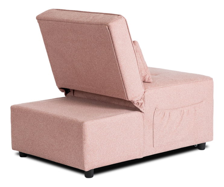 Széthúzható fotel Ibero 67 (rózsaszín) 