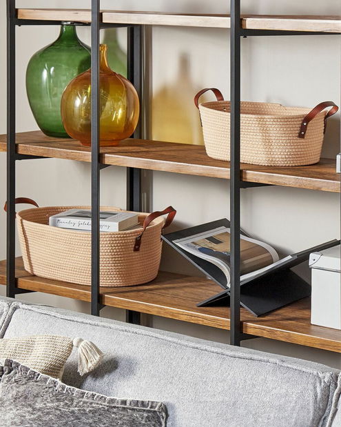 Set 2 buc coșuri Gael (bej)