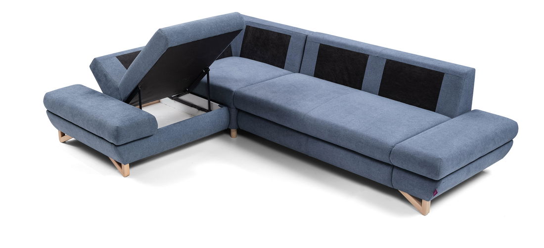 Colțar Aveley II (albastru) (S)