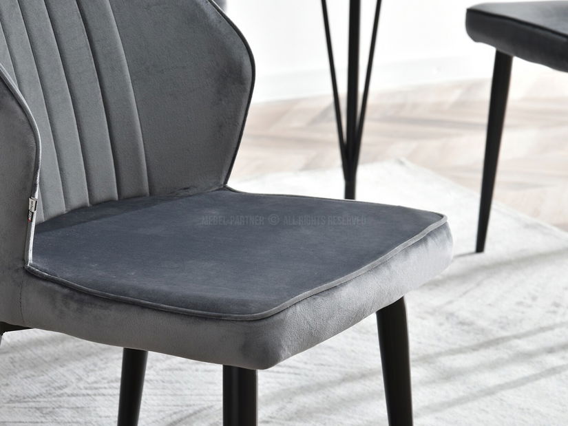 Scaun Greta K (gri + negru)