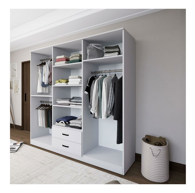 Ruhásszekrény Yamaha 63 (matt fehér)