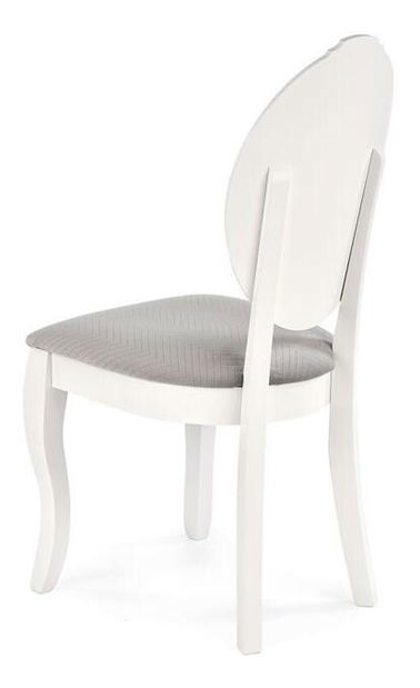 Blagovaonska stolica Velly (bijela + siva)