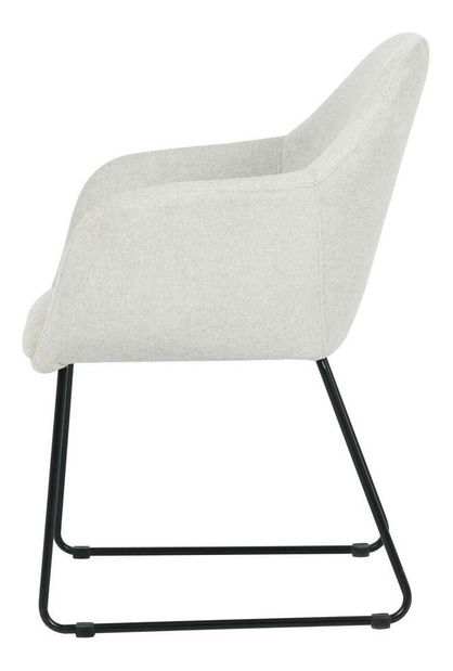 Blagovaonska stolica Mimone (bež + crna)