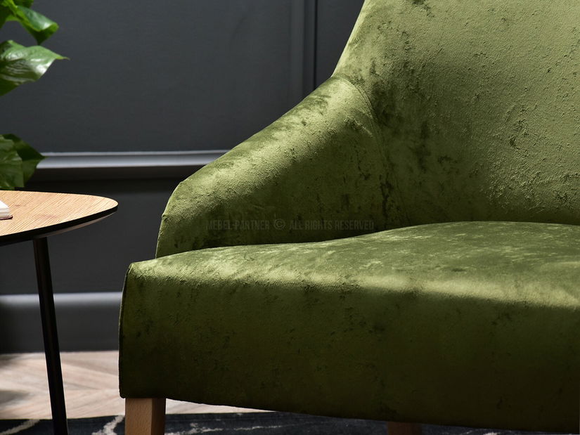 Relax fotel Roseile (zöld + tölgy)