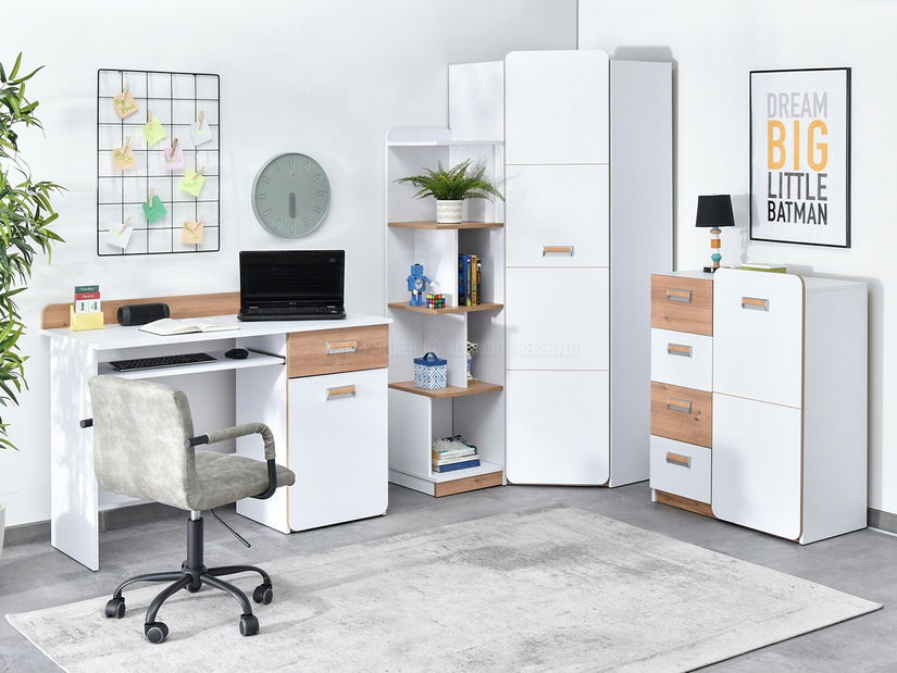 Mobilier cameră studenți Clerigo 03 (alb)