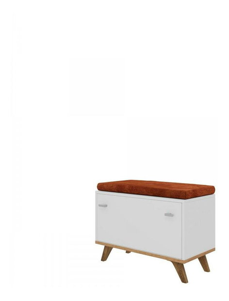 Botník Tunbergia TN04 (biela + dub craft zlatý) *výpredaj 