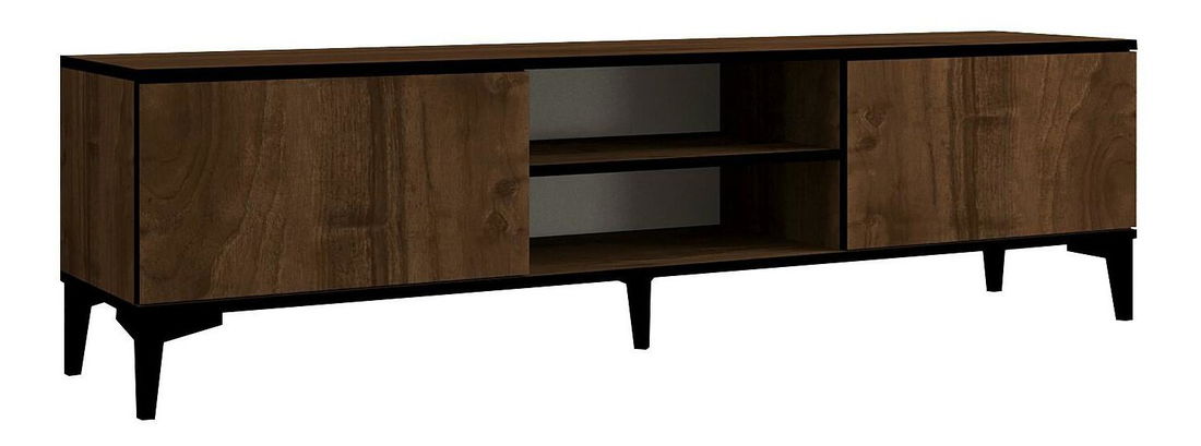 Set mobilier living Goroleno (Nuc + negru)