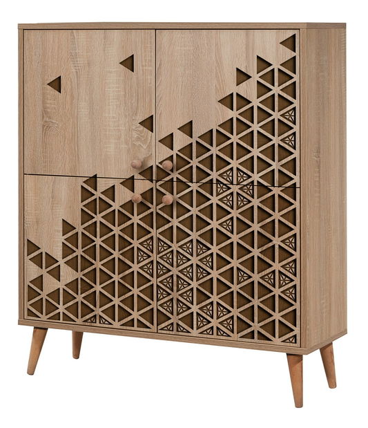 Dulap Maluxe 124 (Stejar sonoma)