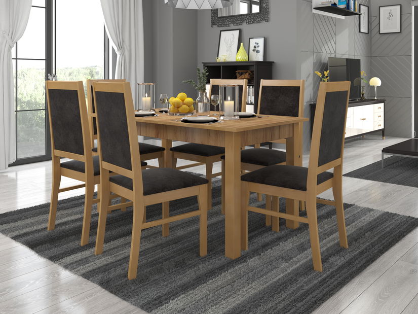 Set sufragerie Raviel25 (craft auriu + kronos 27132)