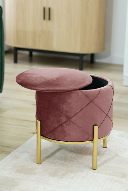 Podnožka Solange (tmavo ružová)