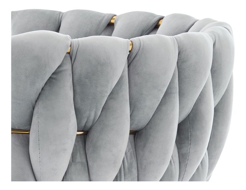 Set 2ks jedálenských stoličiek Archie DC 1141 (čierna + zlatá) 