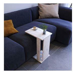 Pomoćni stolić Perlit (bijela + crna)