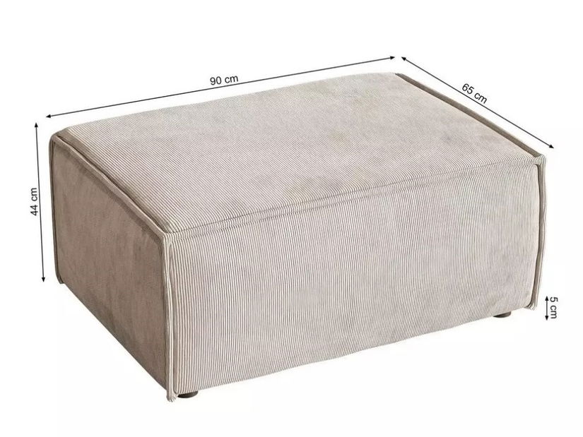 Taburetka Copenhagen T (popol + čierna)