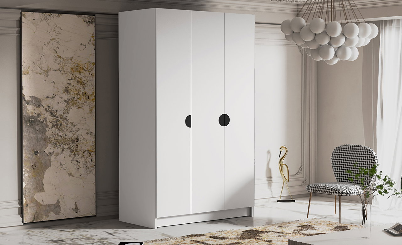 Ruhásszekrény Cama (fehér)