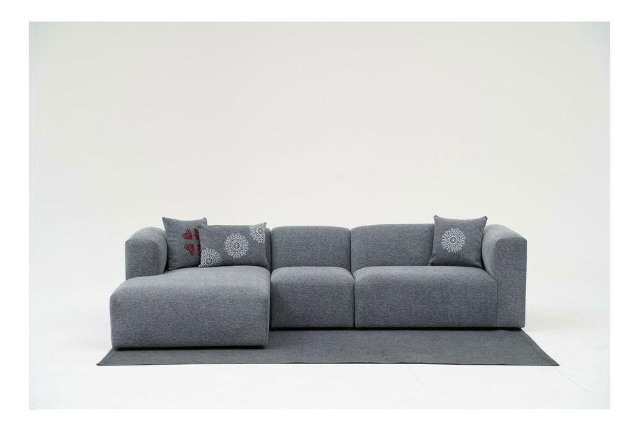 Sarokkanapé Lindasetta (B) (szürke)