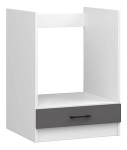 Dolná kuchynská skrinka na rúru Organo S60 (biela + grafit)