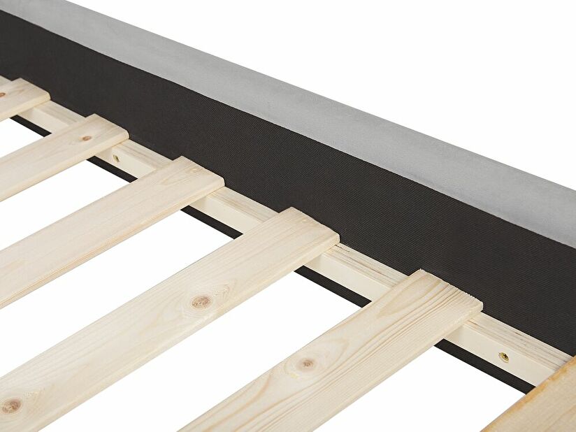 Manželská posteľ 140 cm ARCHON (s roštom) (sivá)