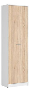 Policová skriňa BRW Nepo Plus 22 (biela + dub sonoma) 