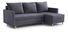 Rohová sedacia súprava Ronaldo (P) (tmavosivá)