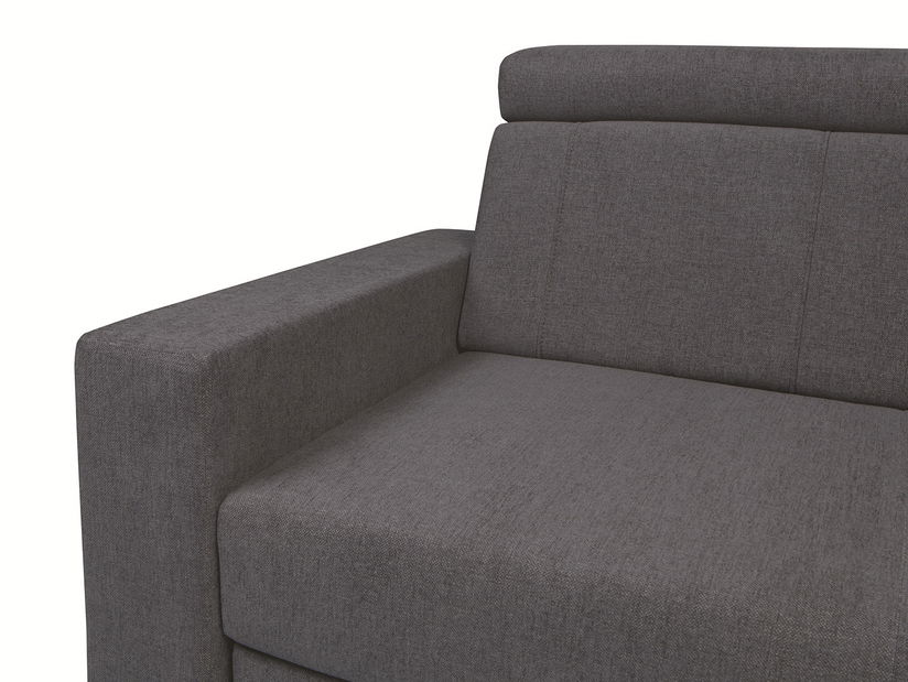 Rohová sedačka BRW Lone RECBK.2F (sivá) (L)
