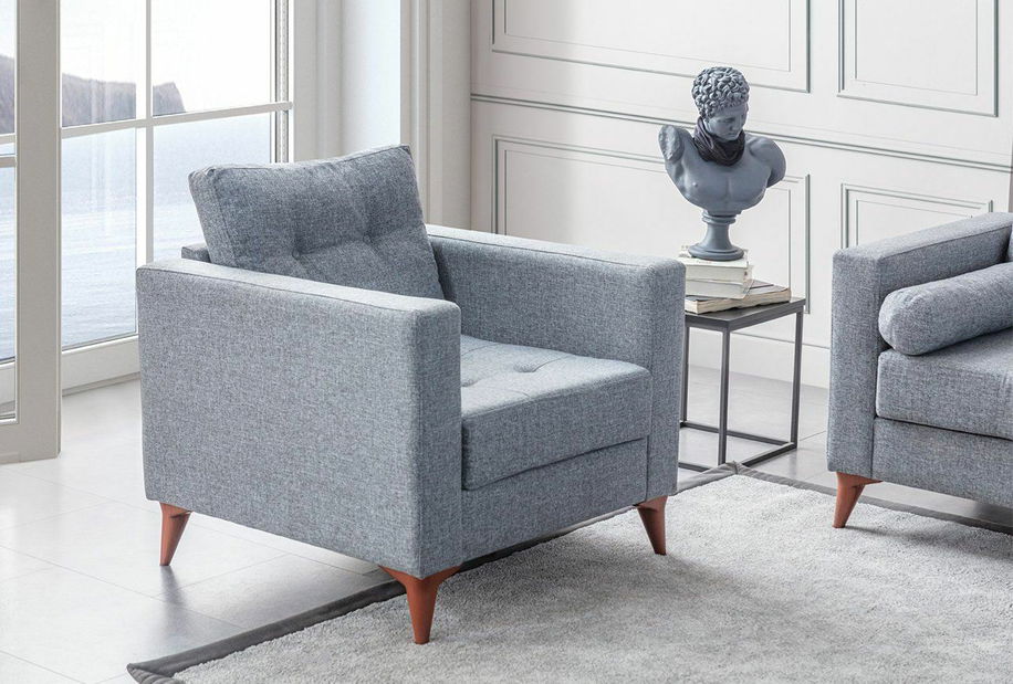 Kreslo Kraty (sivá)